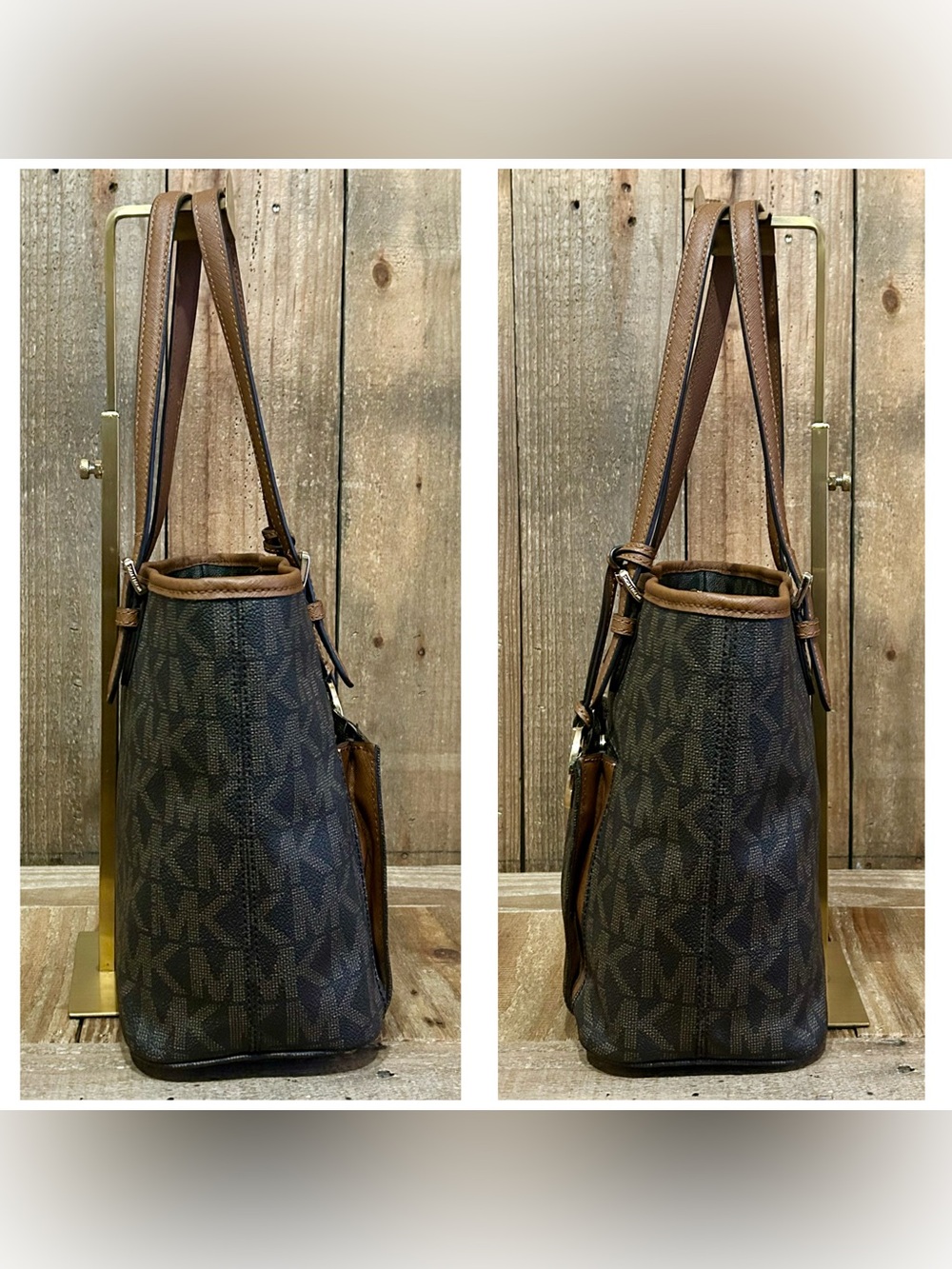 Michael Kors. 4 Piece Set: Jet Set Tote with Free Wristlet, Scarf & Dust Bag. - Picture 7 of 16
